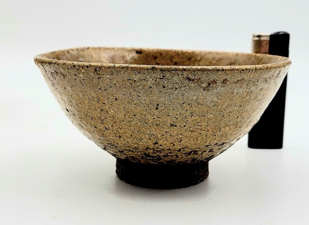 茶道具　時代物　法勝寺焼　お茶碗　合わせ箱　骨董品、美術品