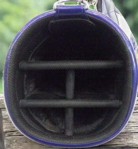 送料無料／お買い得　HONMA 高級エナメル キャディバッグ総刺繡BLUE