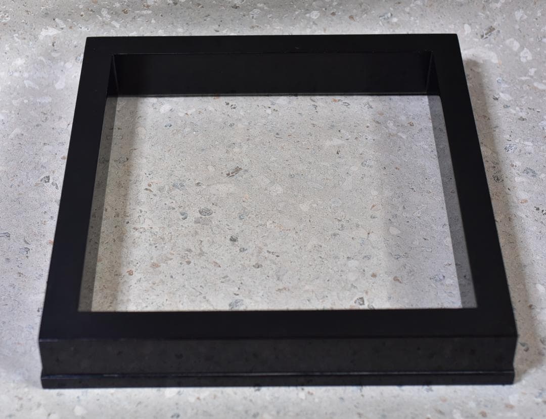 真塗炉縁、美品　囲炉裏/共箱　お茶道具