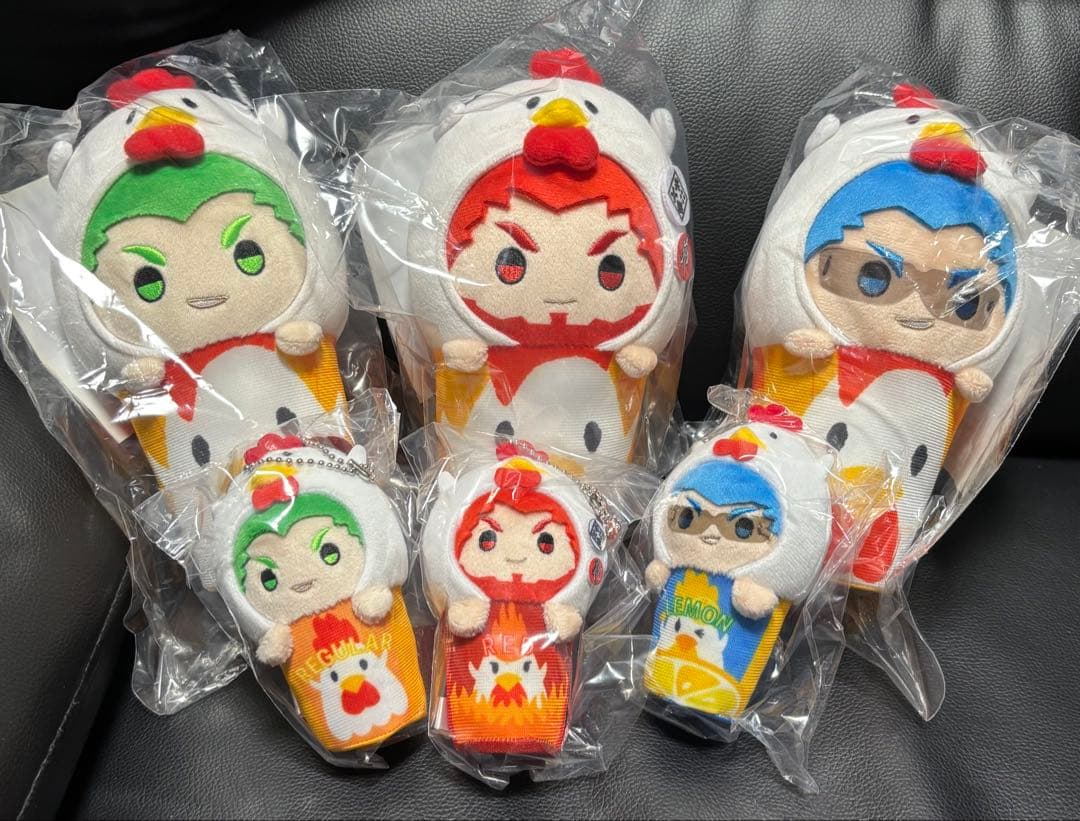 2bro　なりきり！からあげクンぬいぐるみ　ミニぬいキーホルダー　セット