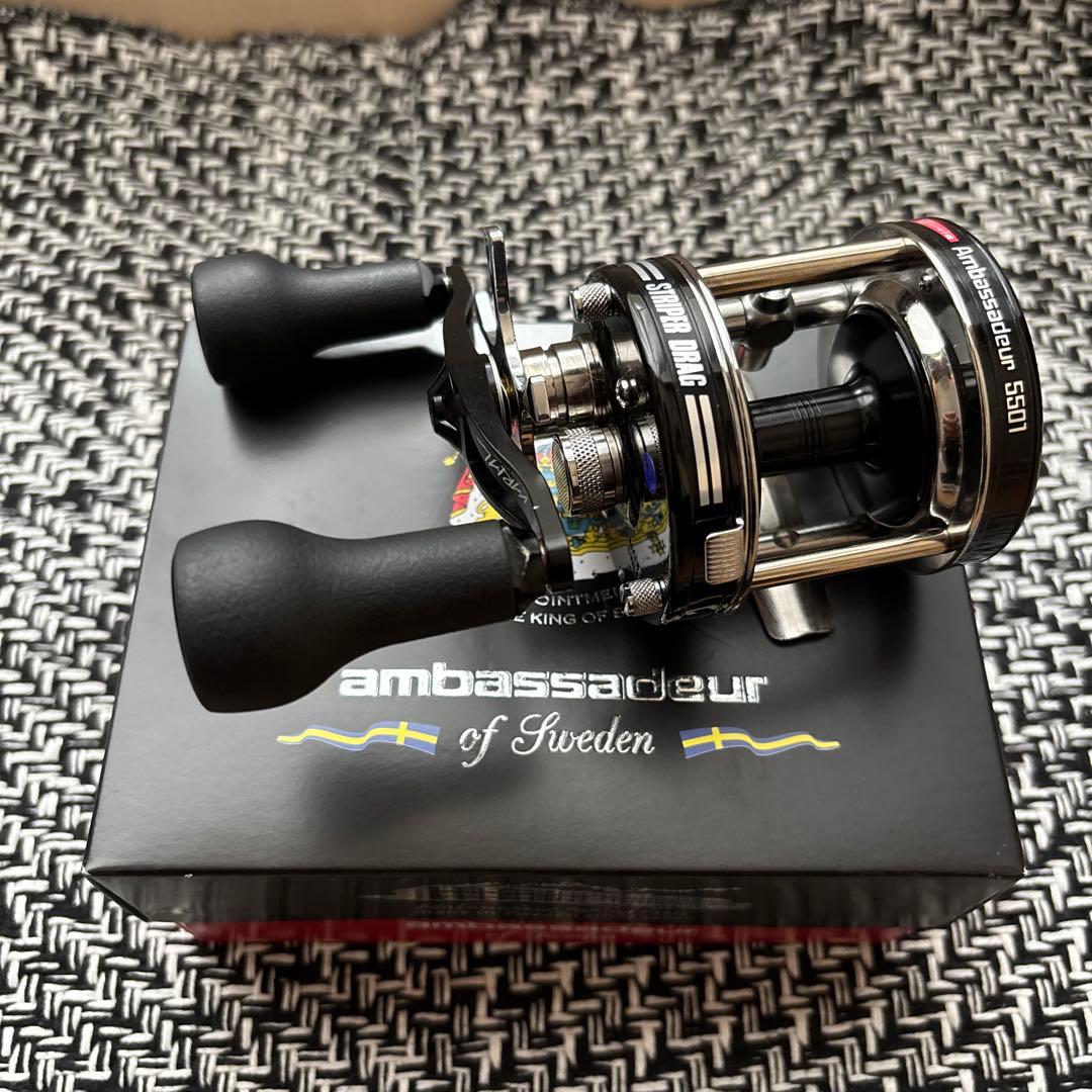 Ambassadeur 5501 striper バリアルハンドル95