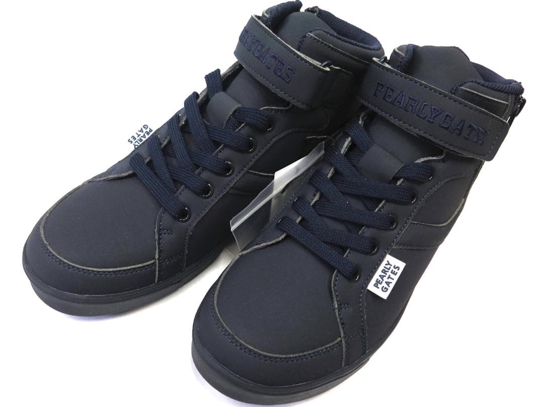 展示品●パーリーゲイツ●ミドルカット　ソフトスパイクゴルフシューズ　23.0cm