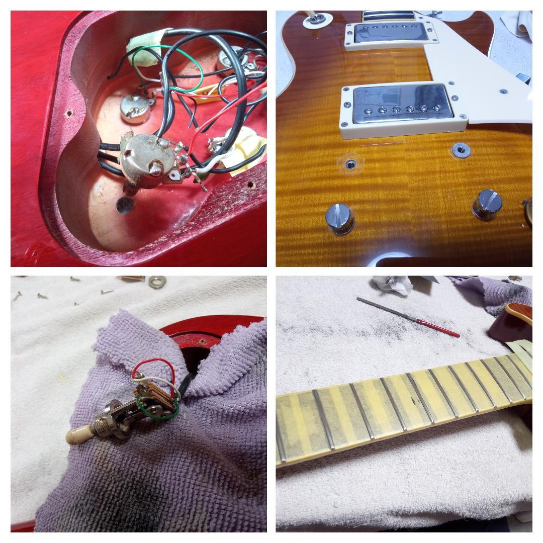 【メンテ済品】BURNEY(バーニー)　レスポール　RLG-45　HB系カラー