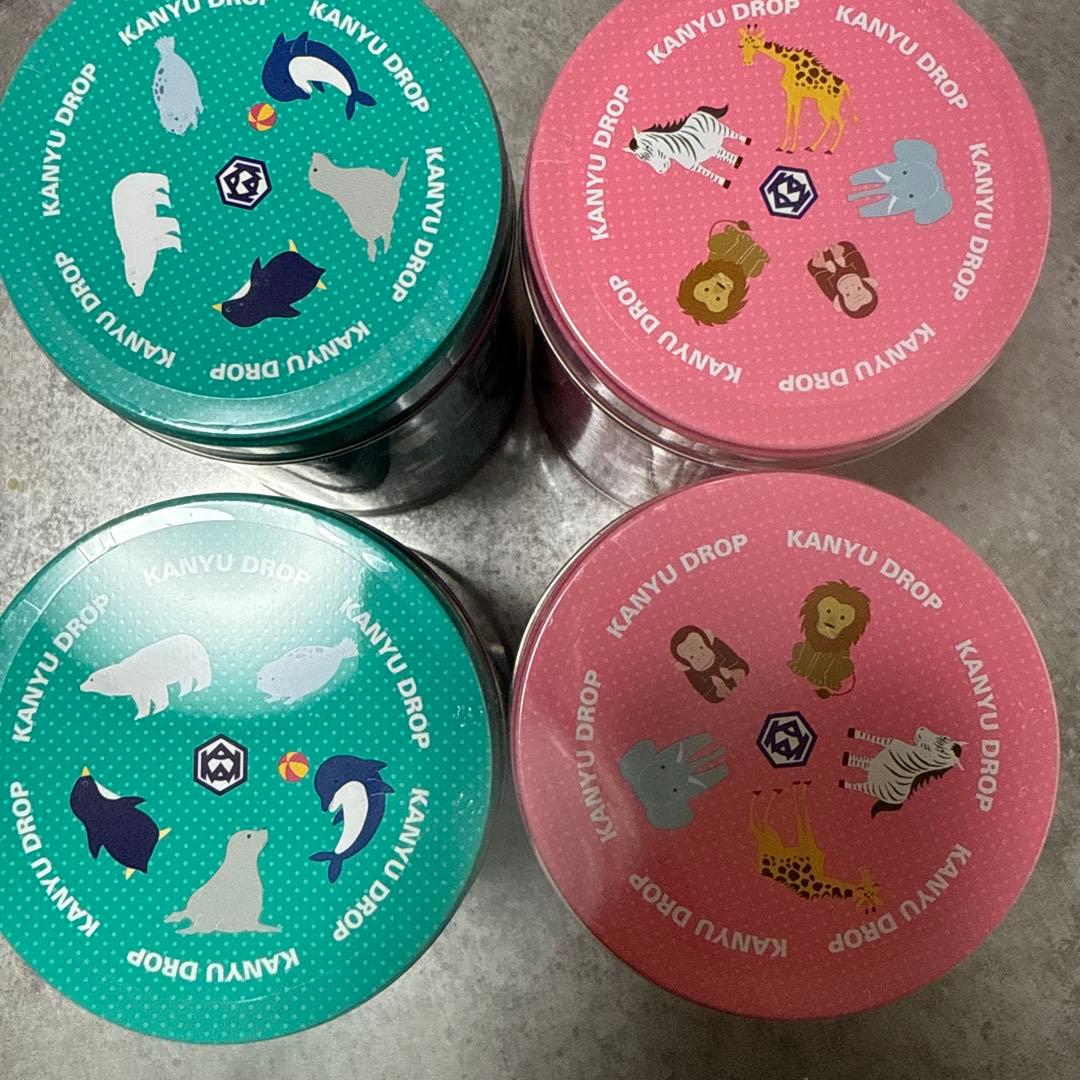 カワイ　肝油ドロップ　カルシウム　ビタミン　4缶セット