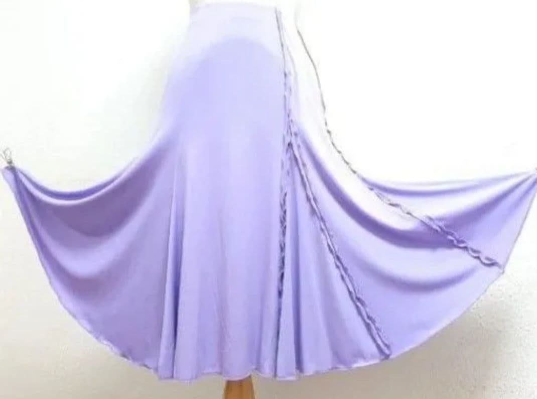 SALE☆チャコット　社交ダンス　スカート S ラベンダー 　定価20900円