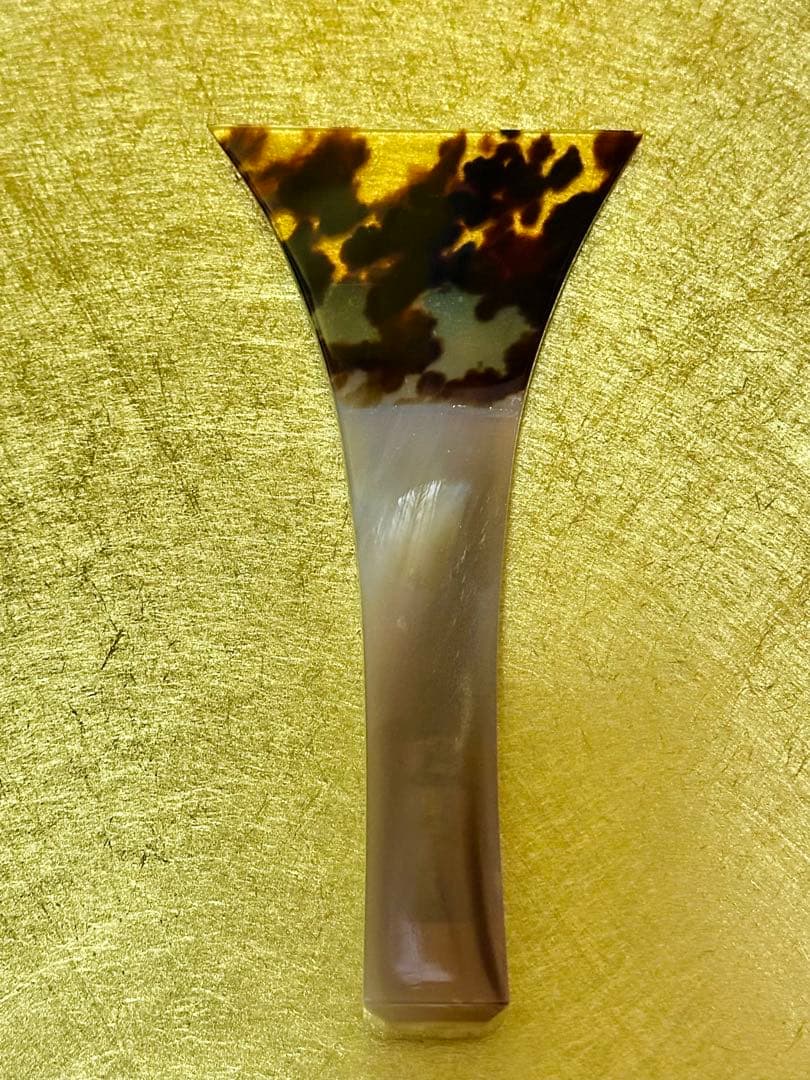 ●三味線撥●白水牛 鼈甲 美品