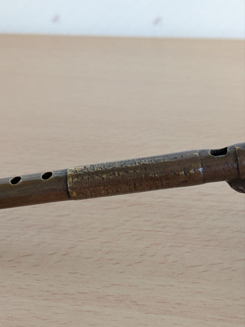 矢立　太鼓型　三つ巴模様