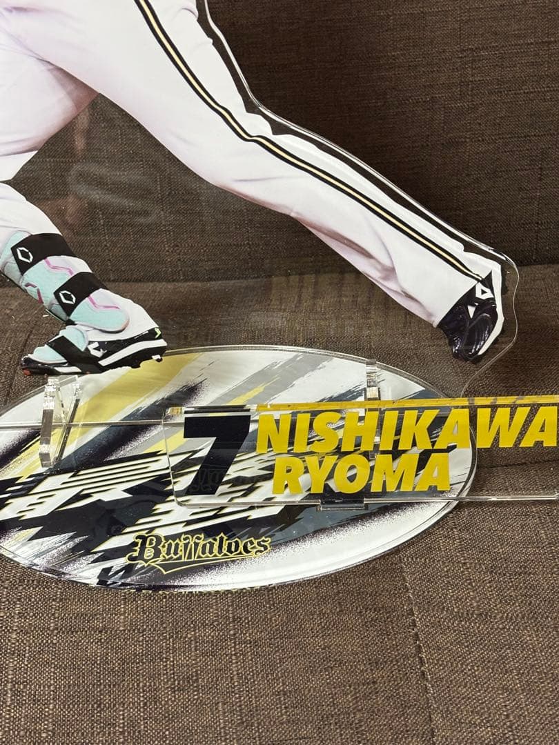 オリックスバファローズ西川龍馬選手 ギガアクリルスタンド コロコロチャレンジA賞