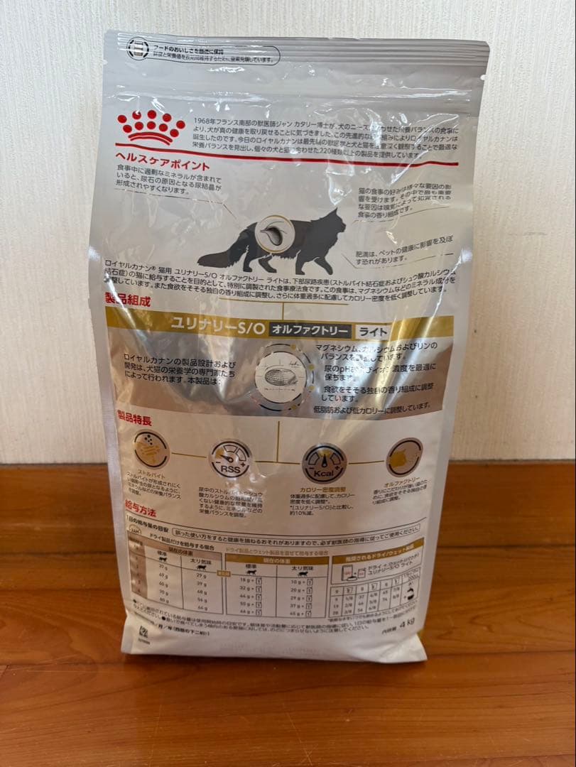  CANIN ユリナリー-S/O オルファクトリーライト　4kg