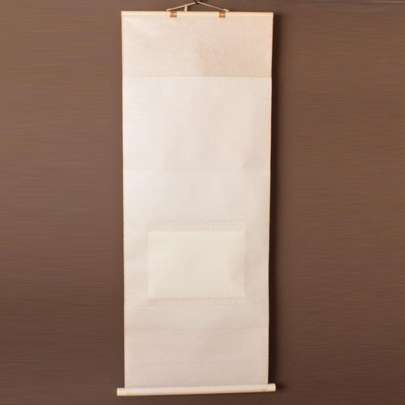 掛軸　千利休筆　『妙』　工芸印刷　講談社発行　共箱　N　4946A