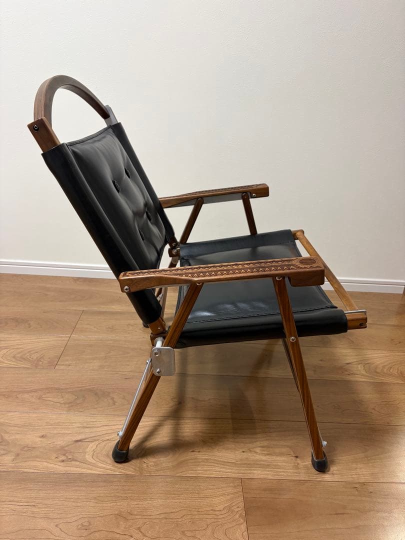 フルカスタム カーミットチェア ウォールナット レザーシート ヒジワル