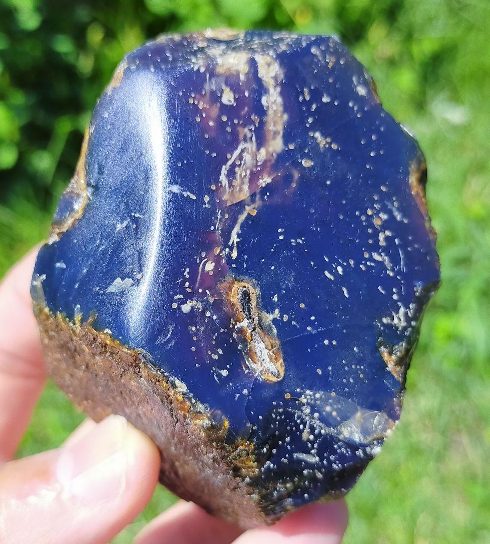 最高品質　ブルーアンバー　インドネシア　スマトラ　琥珀　天然石 　原石