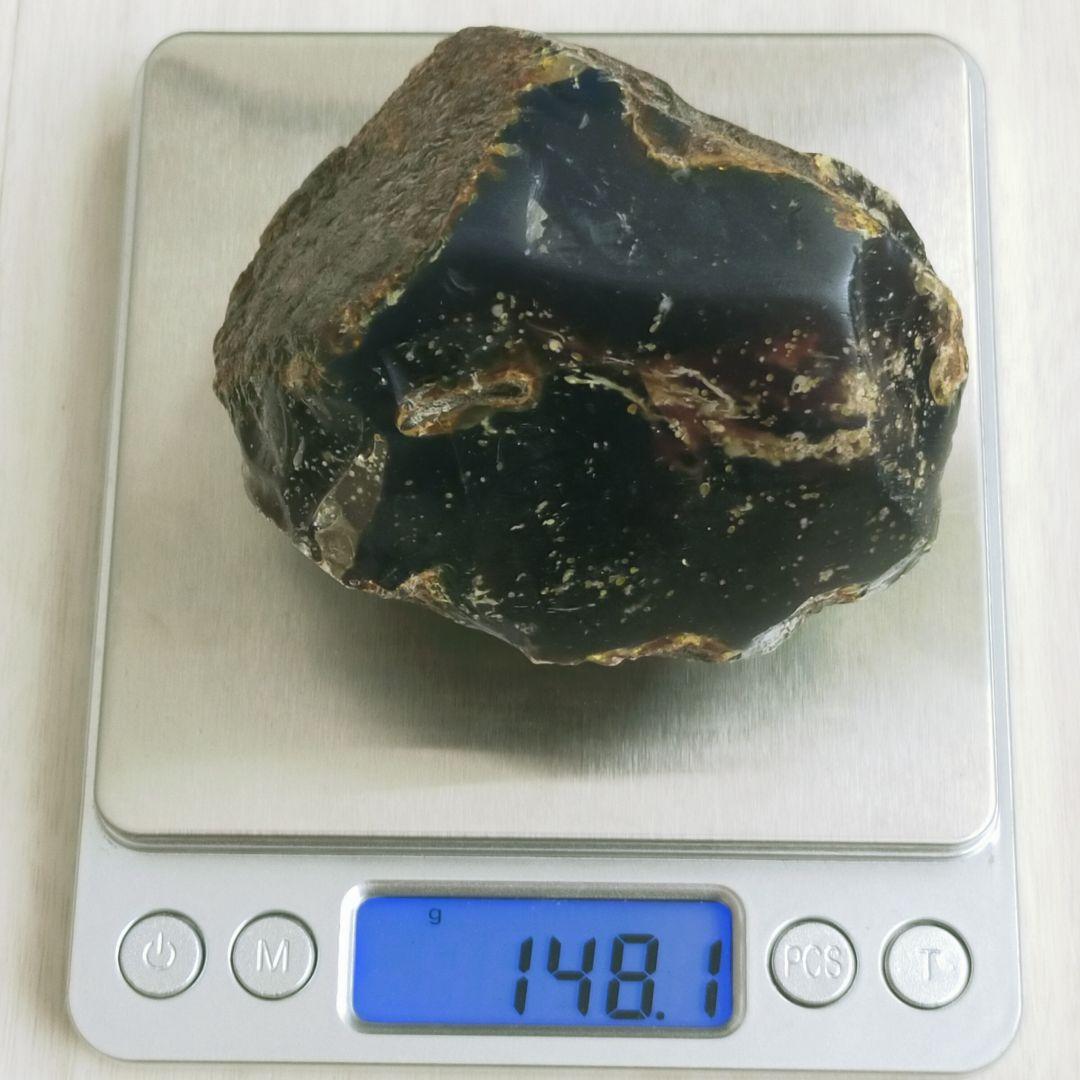 最高品質　ブルーアンバー　インドネシア　スマトラ　琥珀　天然石 　原石