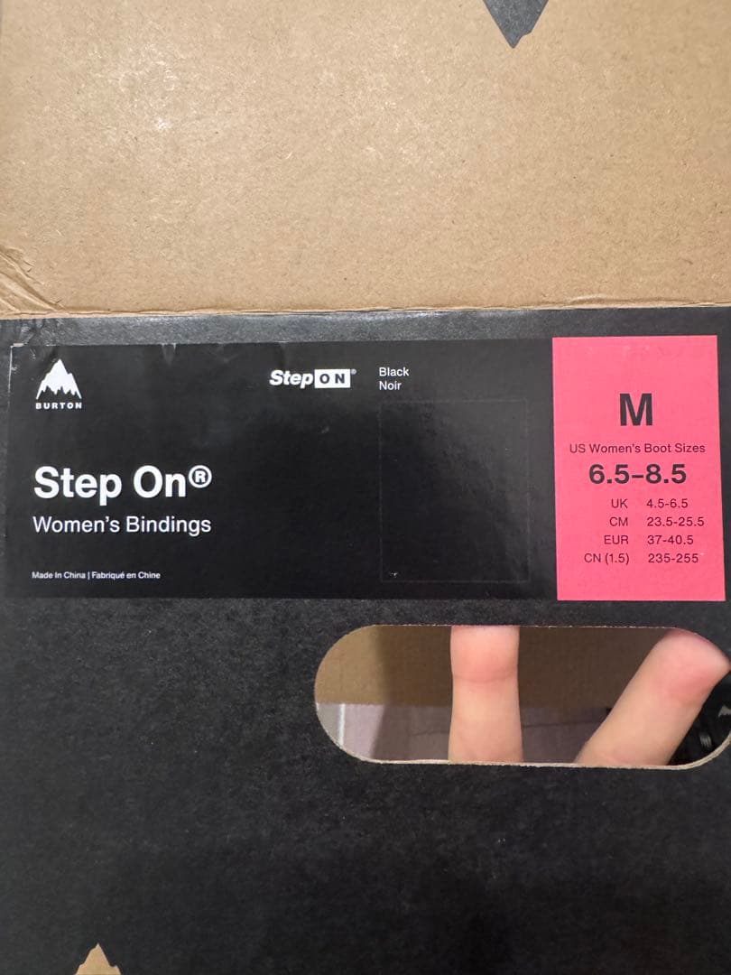 Burton Step On レディース ビンディング Mサイズ 1度使用 美品