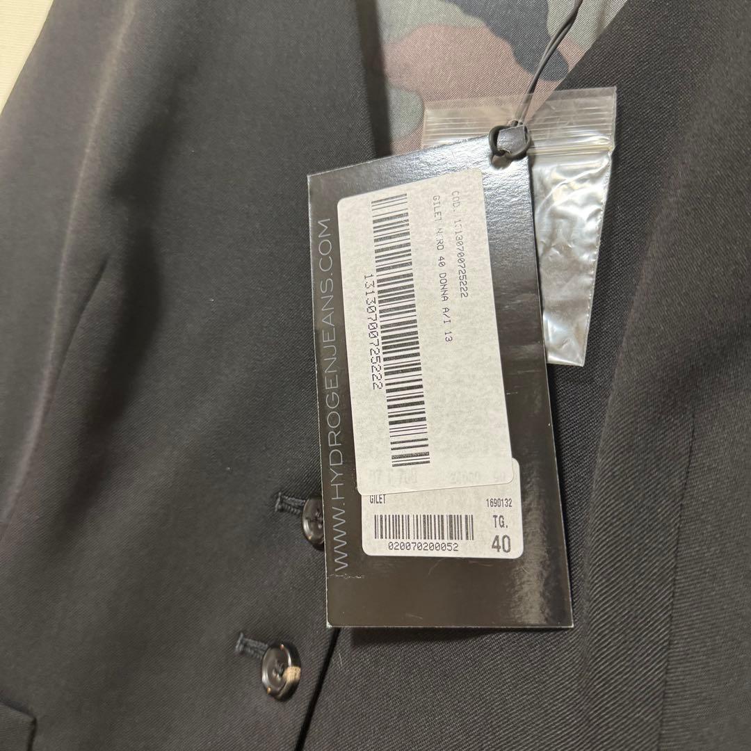 【新品未使用】HYDROGEN ベスト　ブラック