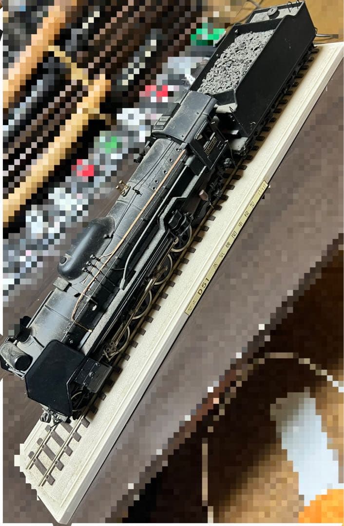 D51 蒸気機関車模型 石炭車付き 1/42 D511161