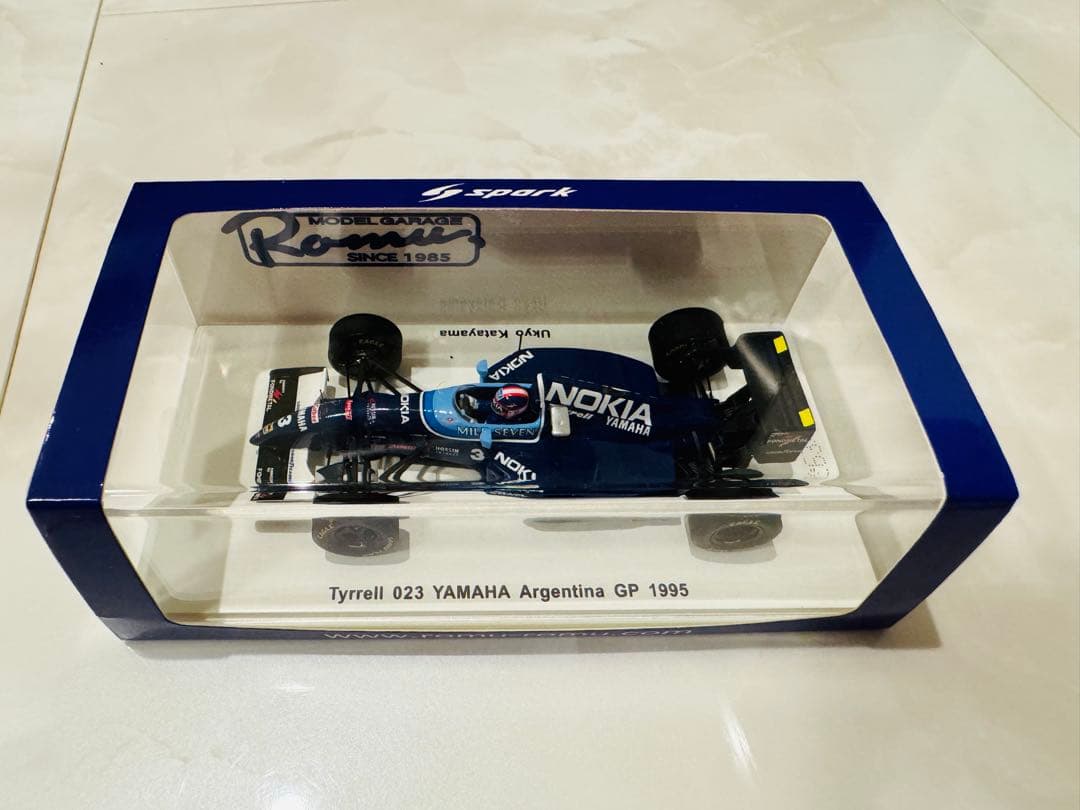 スパーク 1/43 ティレル 023 片山右京 アルゼンチンGP 限定600台