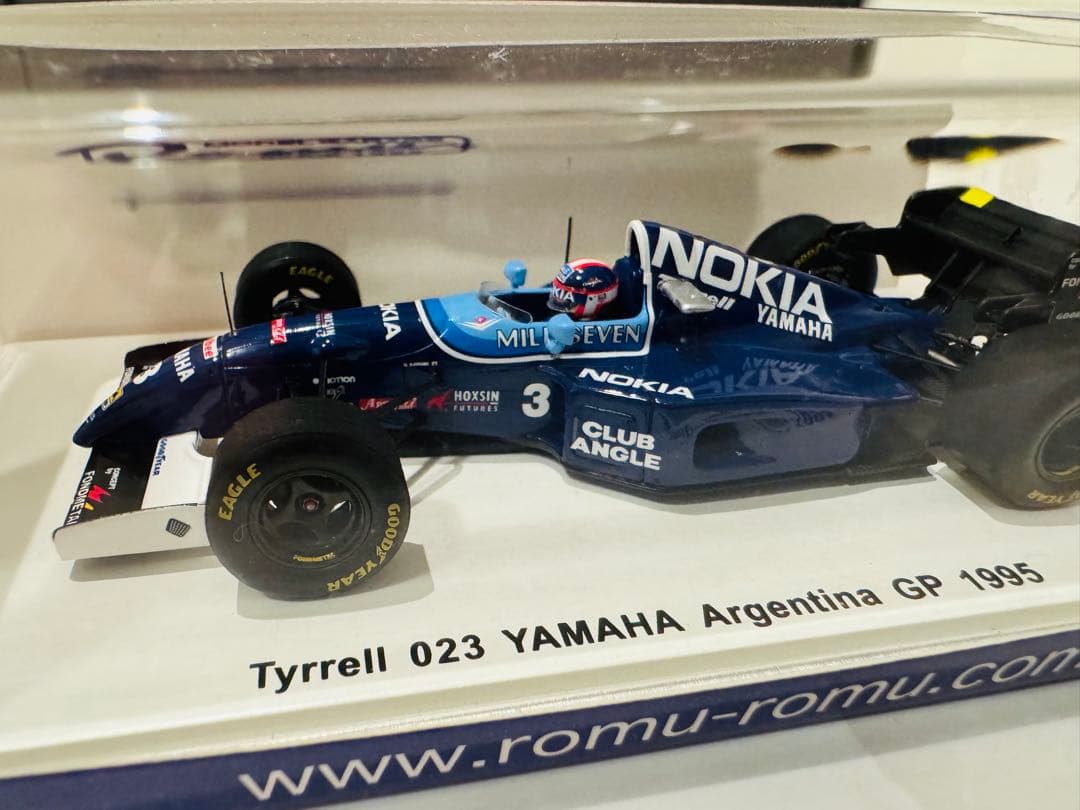 スパーク 1/43 ティレル 023 片山右京 アルゼンチンGP 限定600台