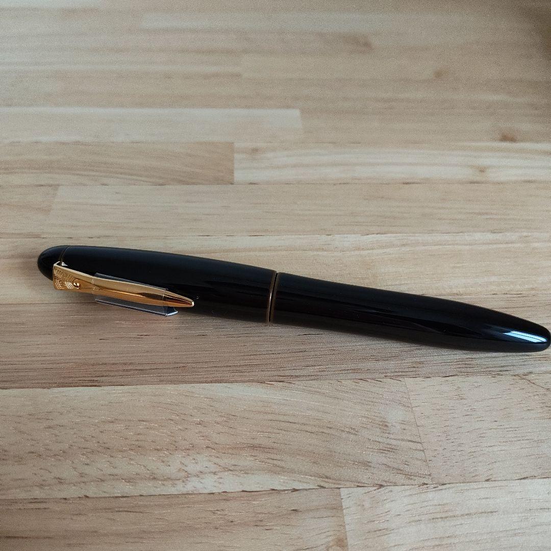 プラチナ万年筆 出雲 枇杷溜 F 細字 18K