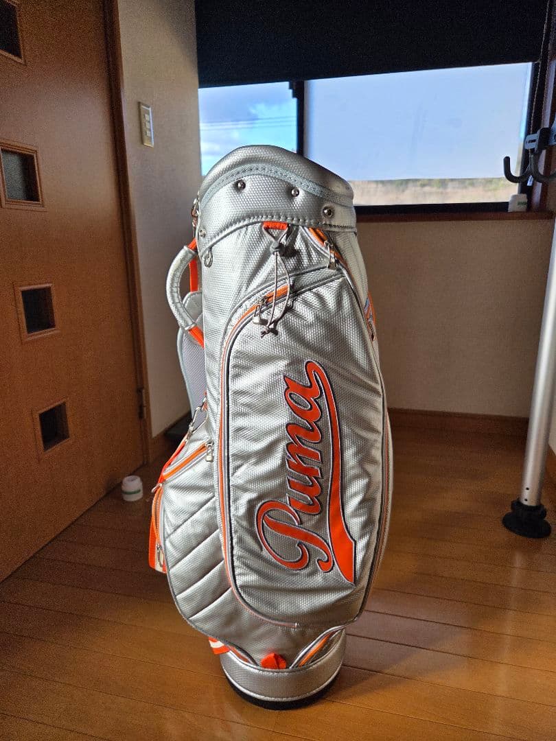 Puma ゴルフバッグ シルバー・オレンジ