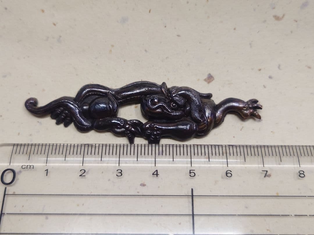 目貫、雨龍図、