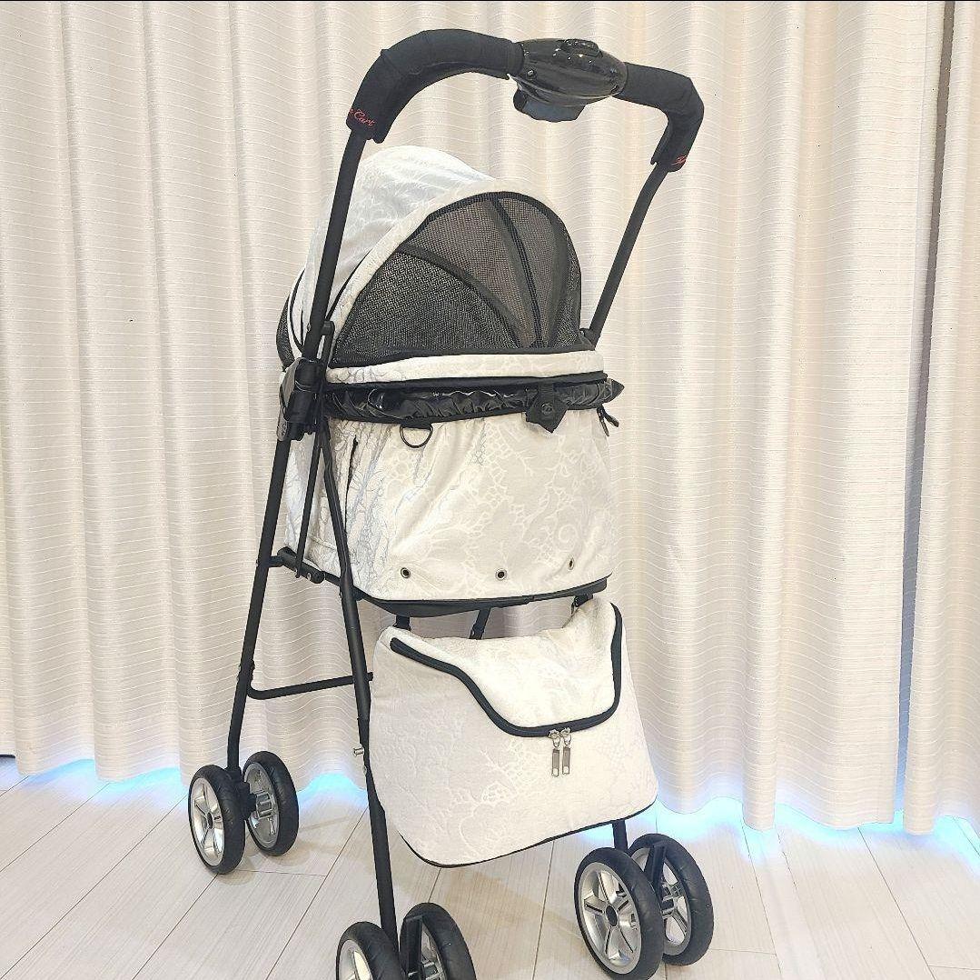 【ミナのミナクル】天使のカート M Ver.3 ホワイト 白 ダマスク