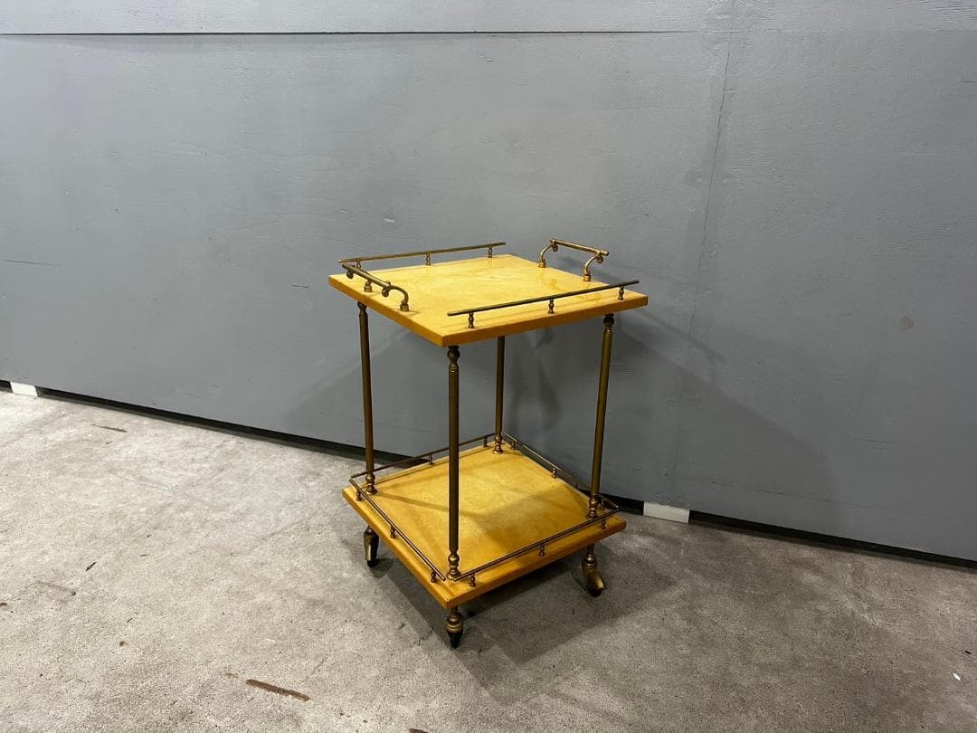 超希少『ALDO TURA』アルドトゥーラ キッチンワゴン サイドテーブル