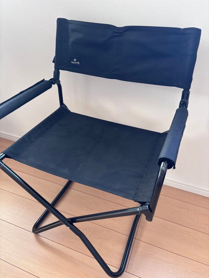レアアイテム登場！スノーピーク　ガーデンFDチェア　ブラック　廃盤品①