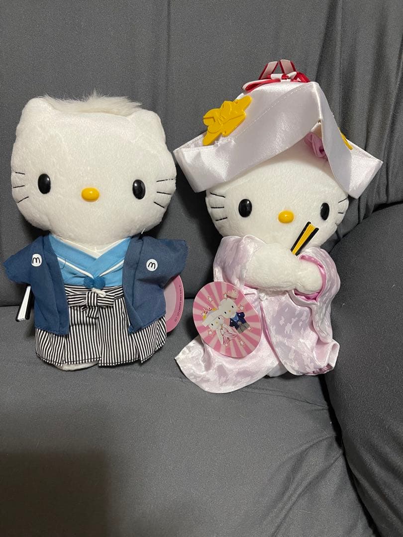⭐️ハローキティー和装婚礼マック限定品のぬいぐるみ⭐️美品です⭐️