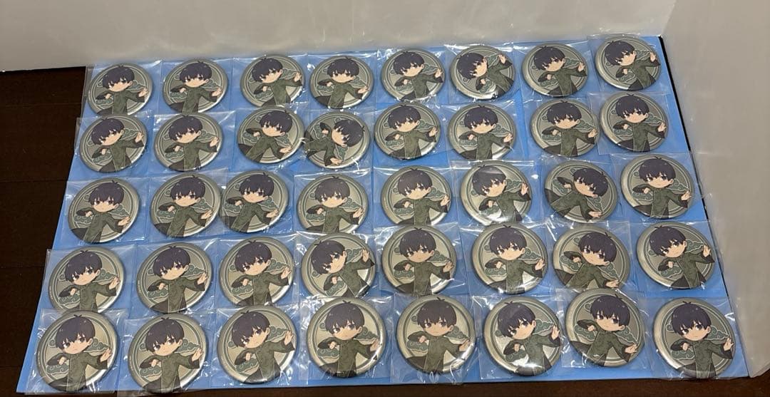 ブルーロック チャイナカンフー! メタリック缶バッジ【潔世一】42個セット