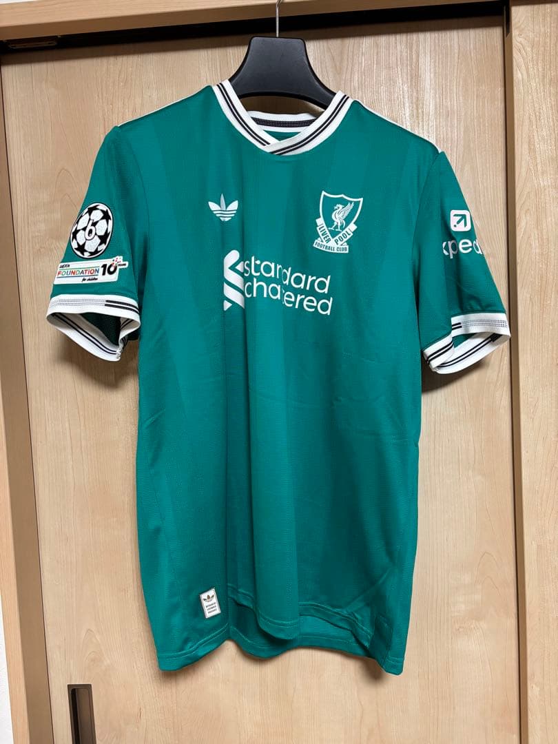 リバプール25/26 ユニフォーム サード 正規品 CL フルパッチ ソボスライ