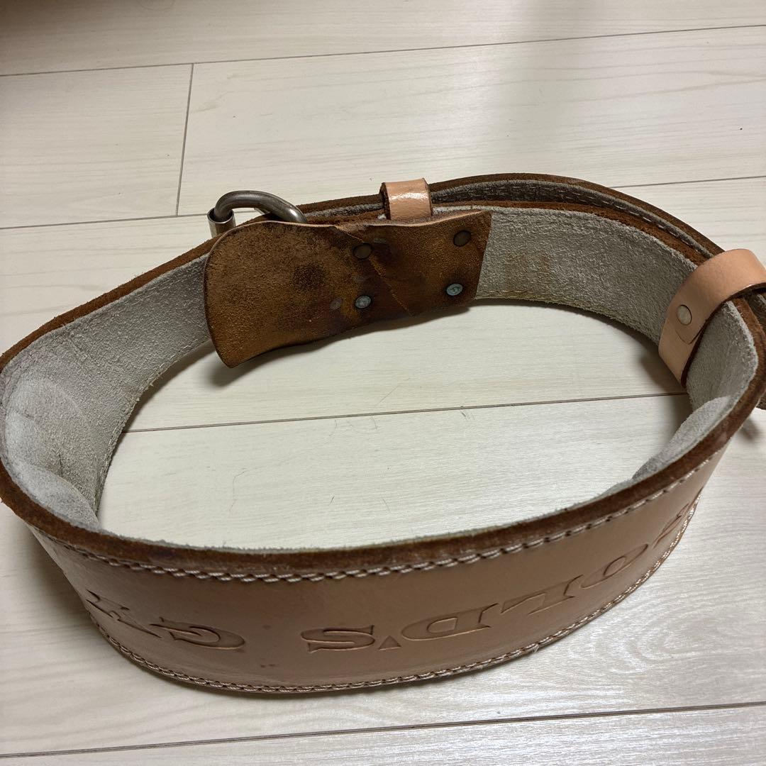 美品　ゴールドジム　GOLD GYM ベルト　トレーニング　筋トレ　Mサイズ