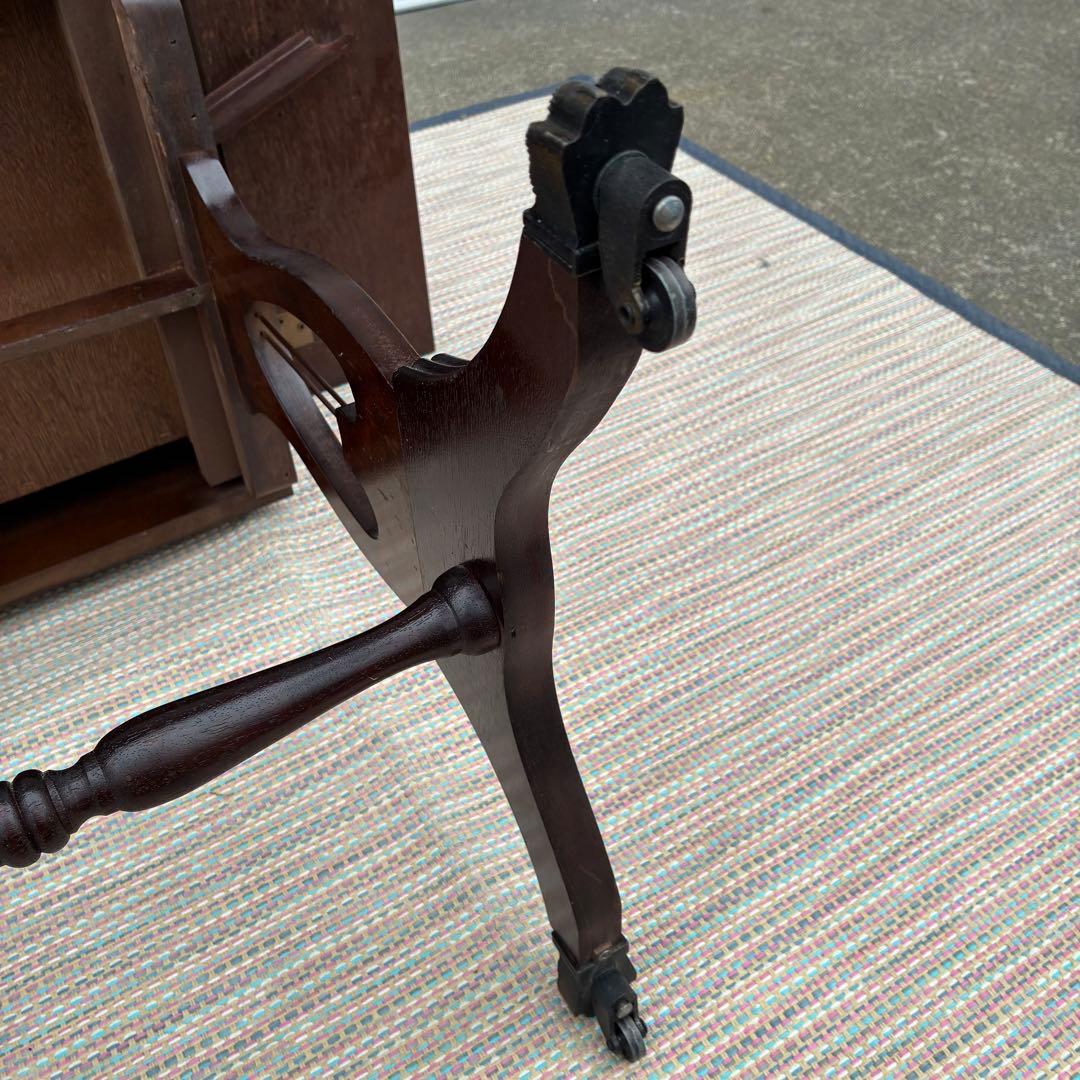 【送料込】ドロップリーフテーブル　英国風　アンティーク　ヴィンテージ　ロココ調