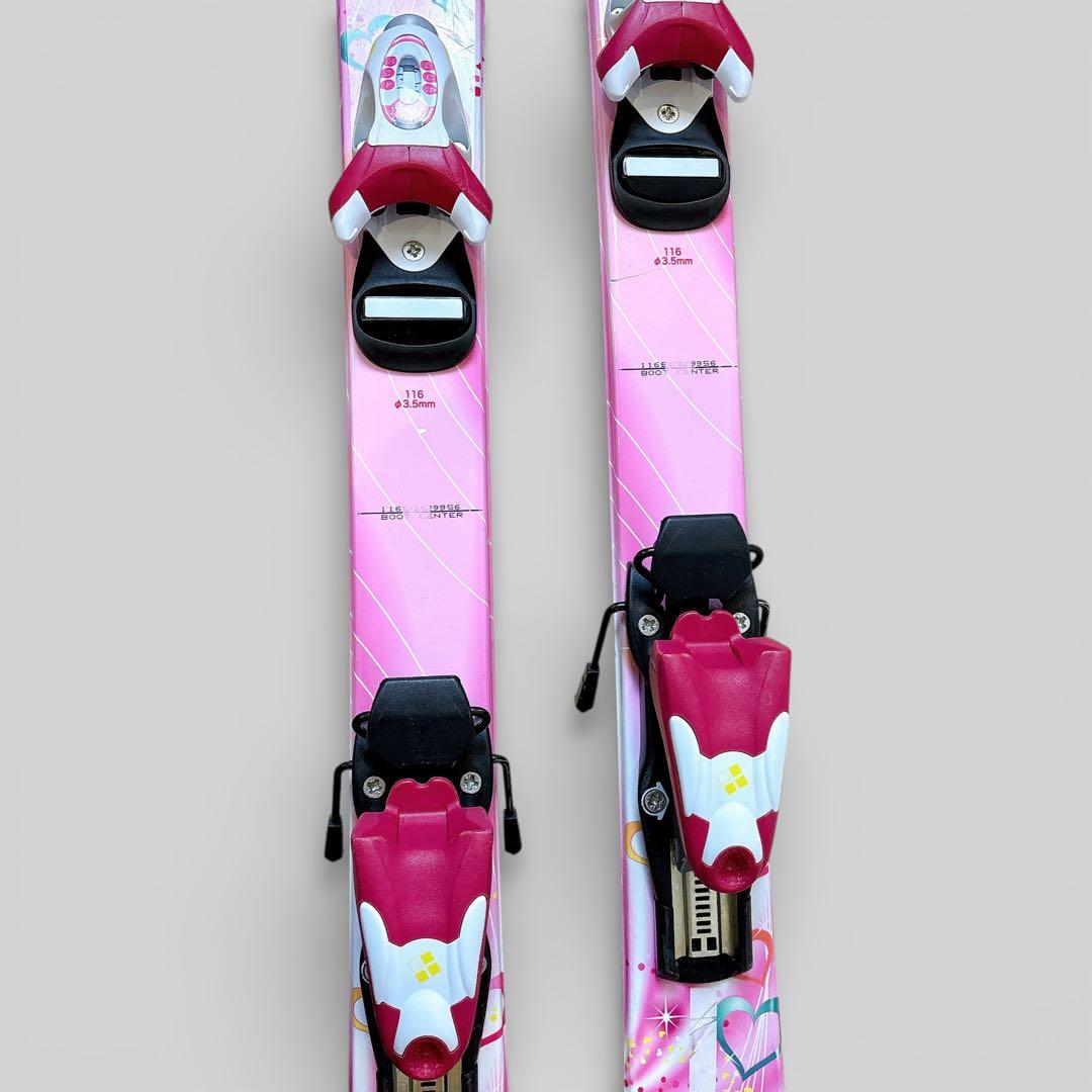 【美品】 KAZAMA カザマ スキー キッズ 4点セット