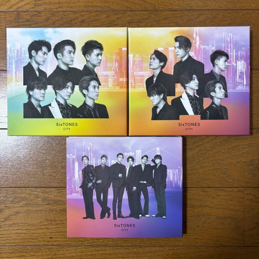 SixTONES シングル　アルバム 三形態　コンプ　初回盤　CD おまけ　特典