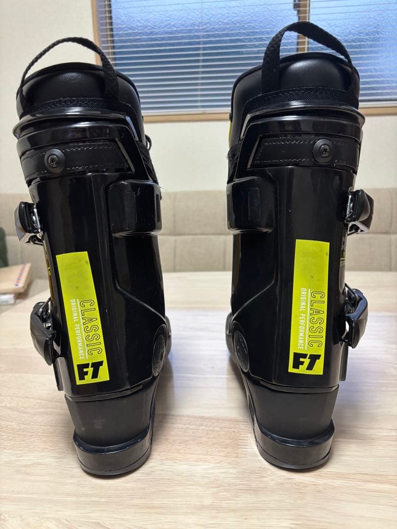 FT Classic スキー ブーツ ブラック/イエロー 25.5