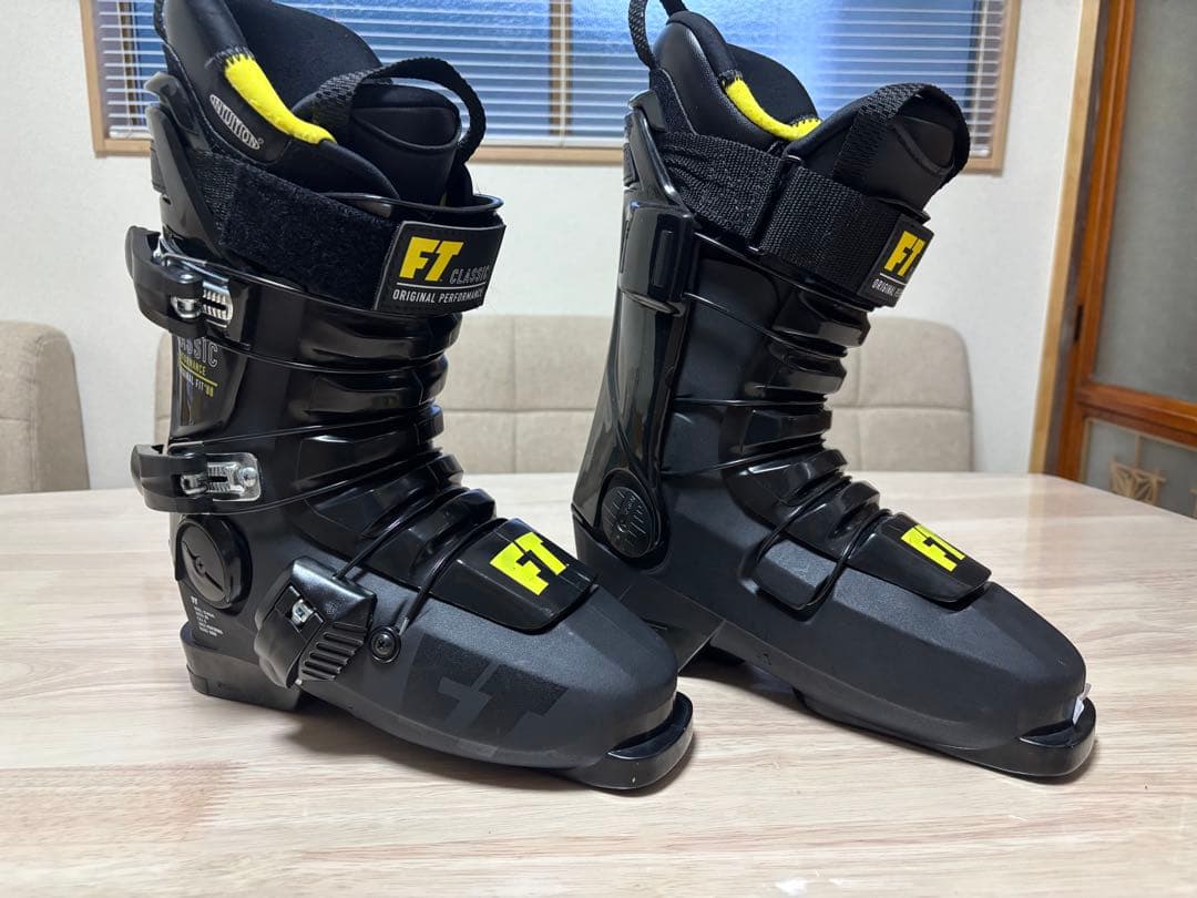 FT Classic スキー ブーツ ブラック/イエロー 25.5