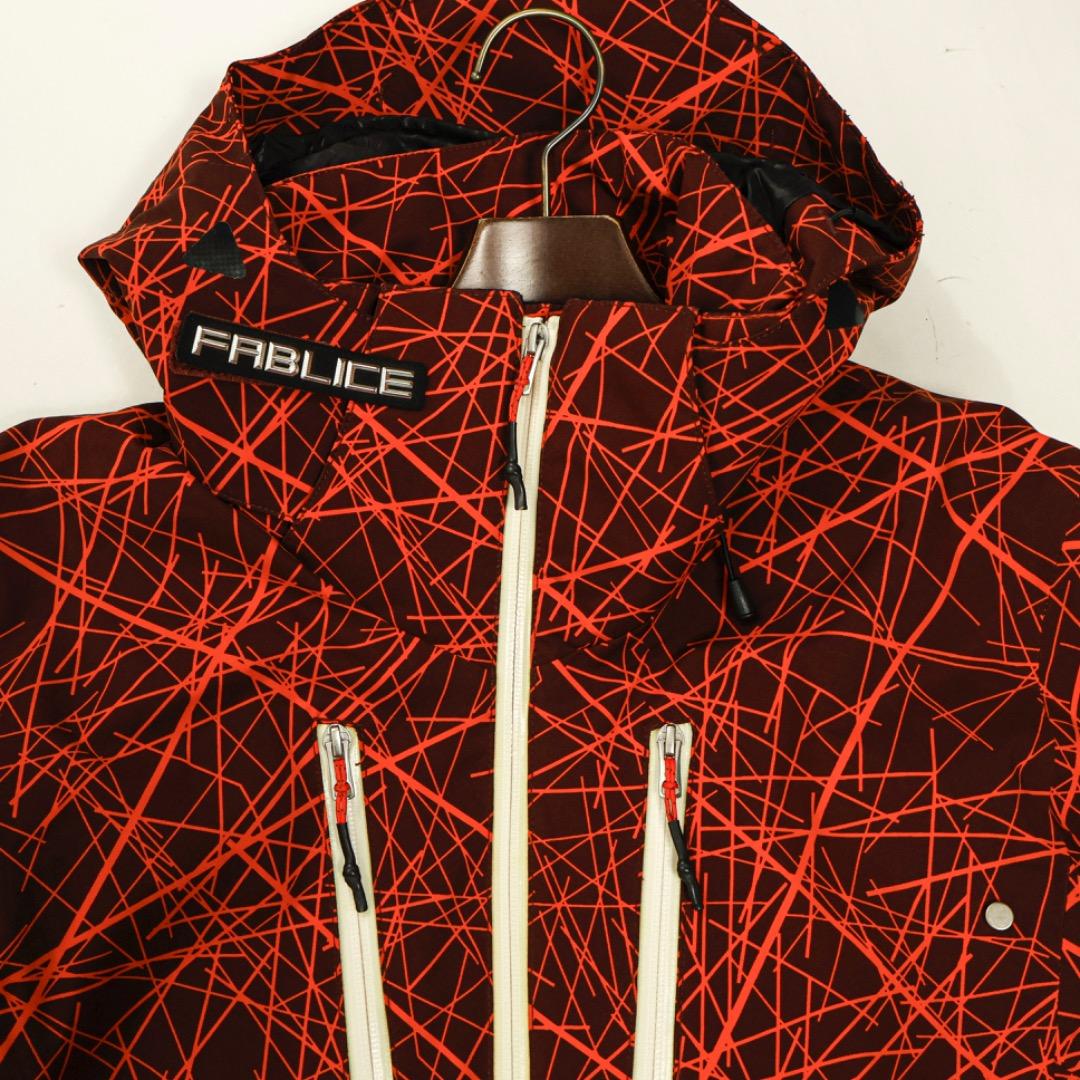 H3791-10◾️ファブリス　スノースキーウェア　スクラッチ柄セットアップ