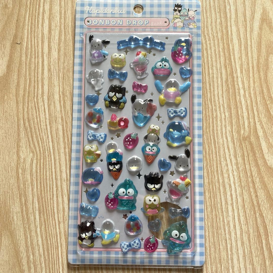 【国内正規品】サンリオボンボンドロップシール 6枚セット