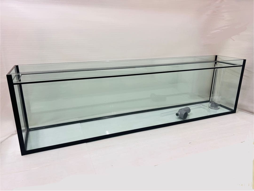 特注仕様1800ｘ325ｘ500㎜ ガラス水槽 フランジ加工付き　未使用品