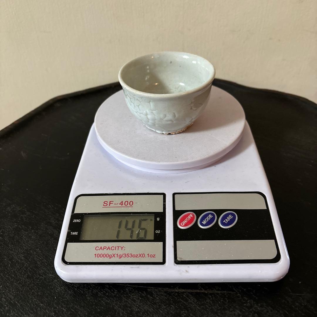 李朝白磁　盃　ぐい呑み　骨董　アンティーク.古美術.酒器.韓国骨董.検:白洲正子