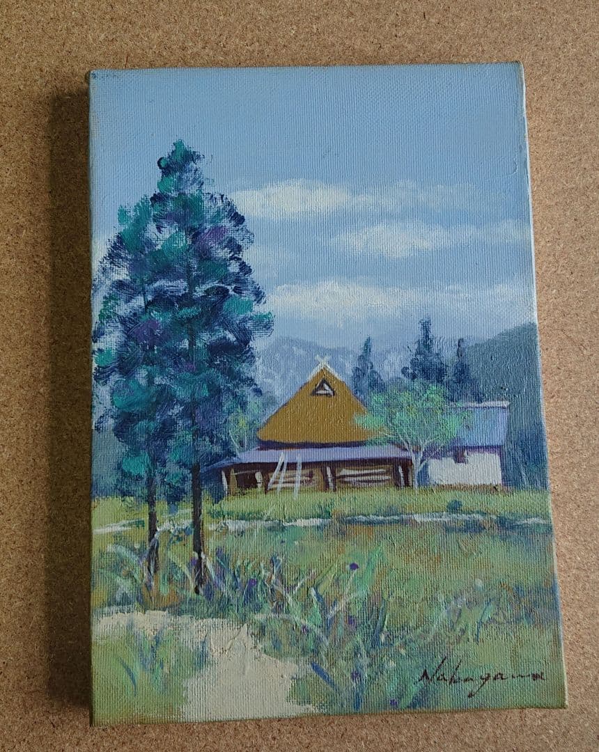 中川まり子油彩画