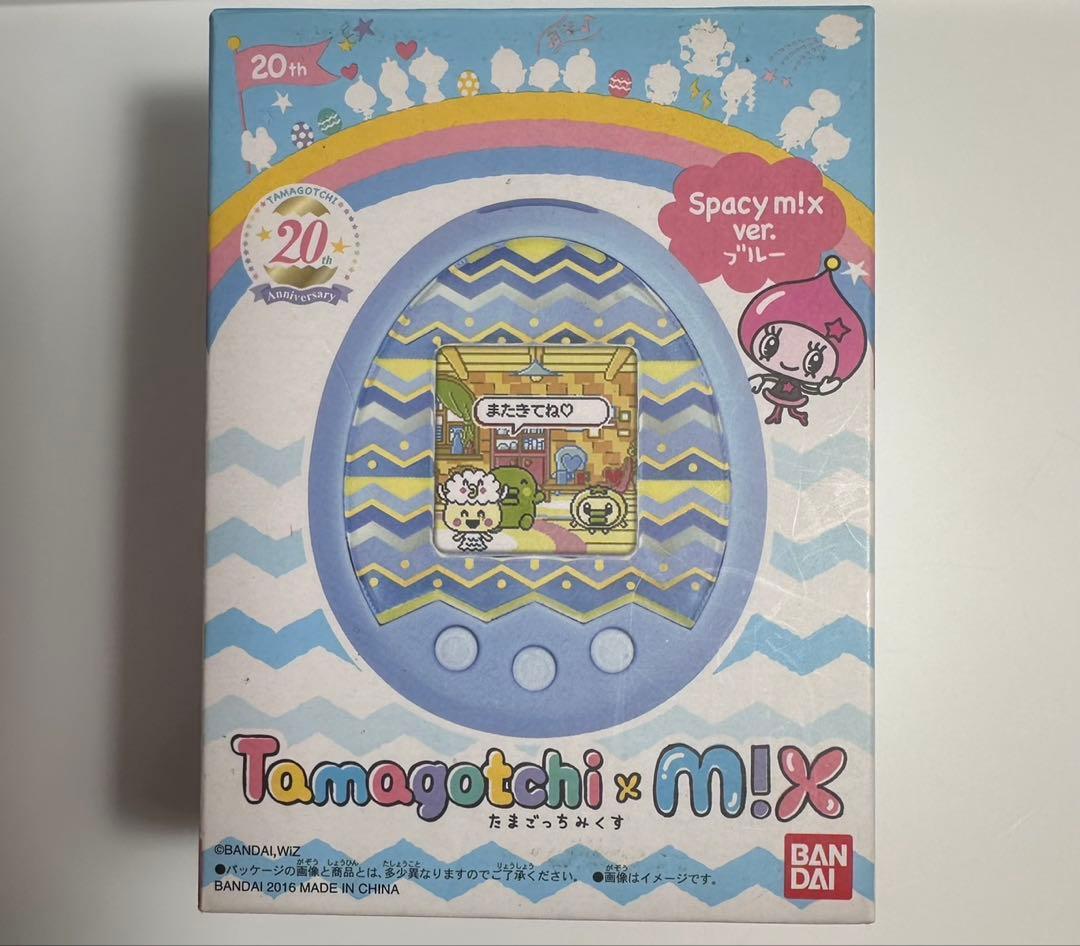 たまごっち　たまごっちみくす　スペイシー　ブルー　箱あり