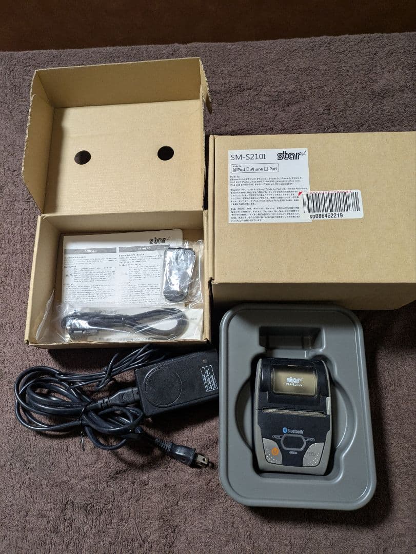スター精密 SM-S210i レジモバイルプリンターBluetooth 箱あり