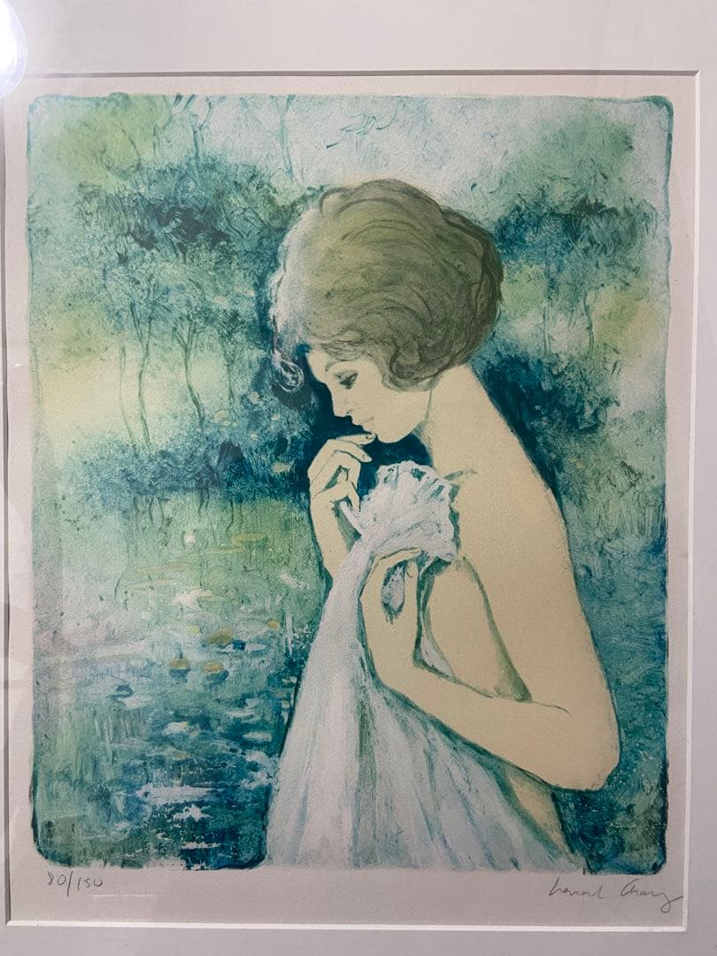 BERNARD CHAROYベルナールシャロワ　リトグラフ　直筆サインあり