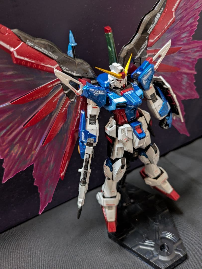 1/144 RG デスティニーガンダム[チタニウムフィニッシュ]光の翼セット
