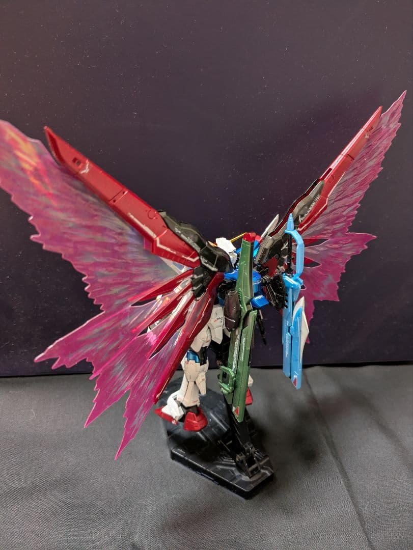 1/144 RG デスティニーガンダム[チタニウムフィニッシュ]光の翼セット