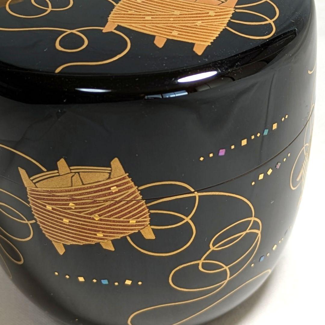 美品です！茶道具 大棗 糸巻 蒔絵 竹内幸斉