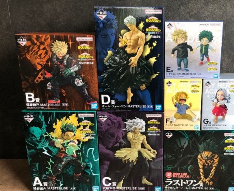 一番くじ　ヒロアカ　フィギュアセット