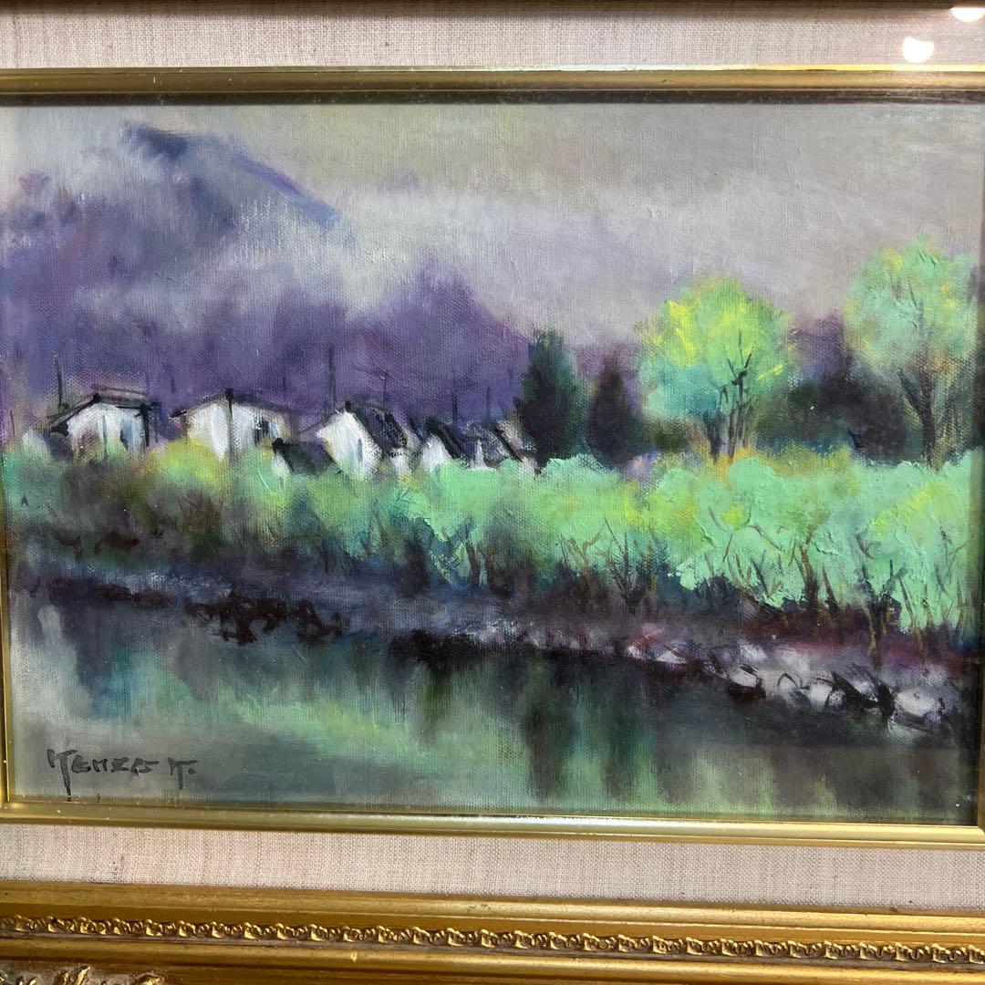 川田謙三　油彩画